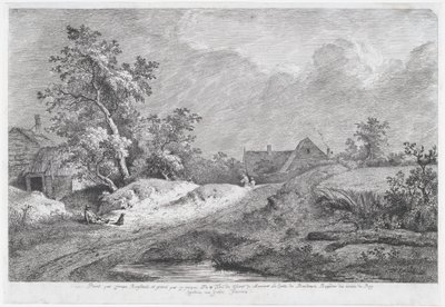 Campo de Trigo, 1772. de Jean Jacques de Boissieu