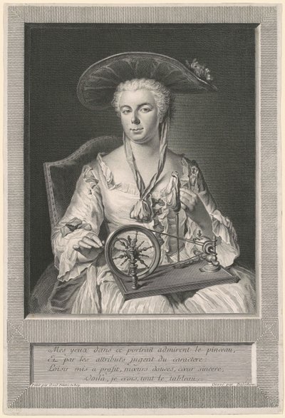 Madame Arlon Fiando Seda de Jean Joseph Balechou, after Jacques Andre Joseph Camelot Aved