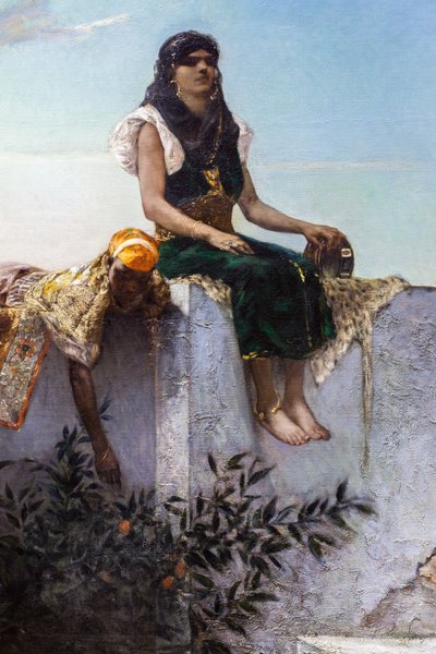 Noite nos terraços (Marrocos) de Jean Joseph Benjamin Constant