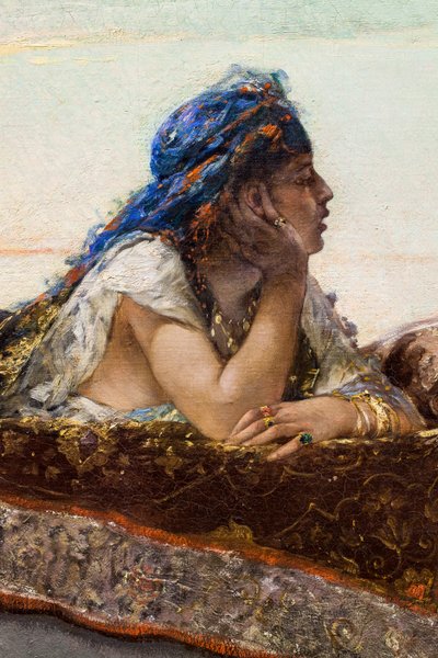 Noite nos terraços (Marrocos) de Jean Joseph Benjamin Constant