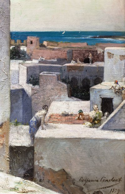 Noite nos terraços (Marrocos) de Jean Joseph Benjamin Constant