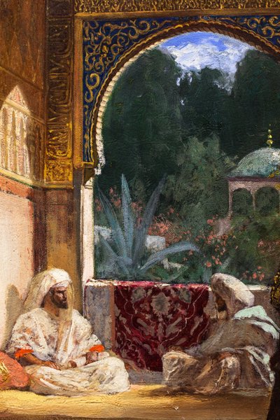 No palácio do sultão (pormenor), sem data. (Óleo sobre tela) de Jean Joseph Benjamin Constant