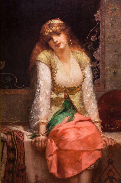 Beleza Oriental, antes ou por volta de 1880 (óleo sobre tela) de Jean Joseph Benjamin Constant