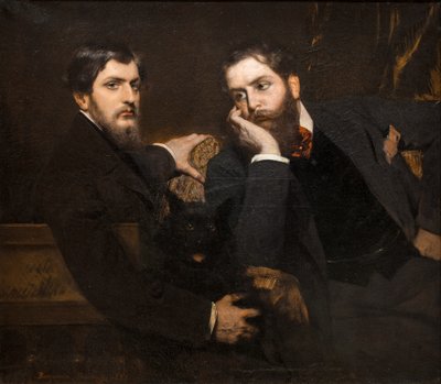 Retrato dos meus dois filhos de Jean Joseph Benjamin Constant