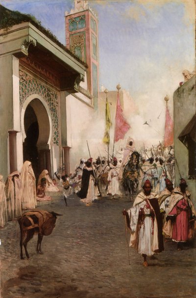 A Entrada de Mahomet II em Constantinopla (óleo sobre tela) de Jean Joseph Benjamin Constant