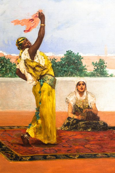 A dança do lenço, ca. 1880 (óleo sobre tela) de Jean Joseph Benjamin Constant