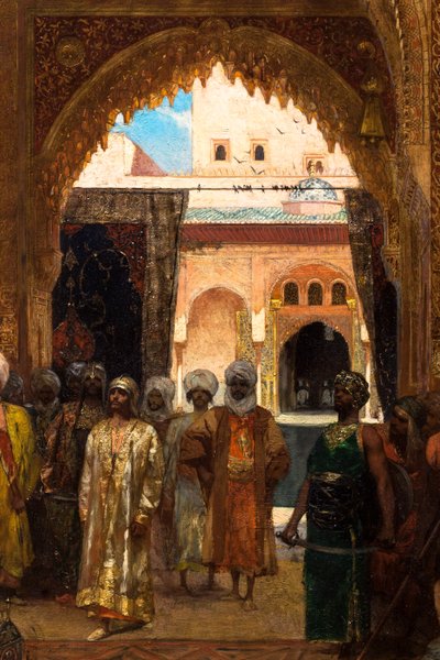 O dia seguinte a uma vitória em Alhambra (pormenor) de Jean Joseph Benjamin Constant