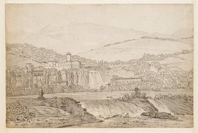 Vista da ilha de Sora, perto de Nápoles de Jean Joseph Bidault