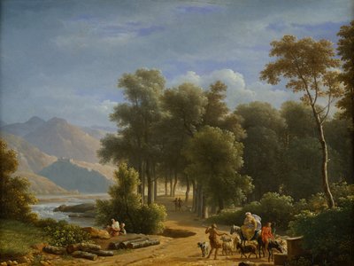 Paisagem, 1808 de Jean Joseph Xavier Bidauld