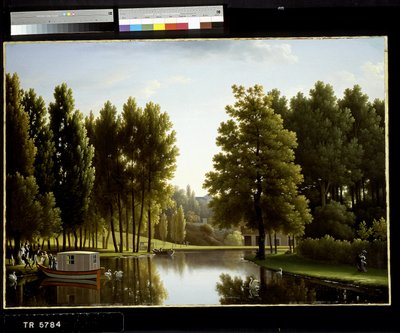 O Parque em Mortefontaine (óleo sobre tela) de Jean Joseph Xavier Bidauld