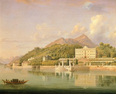 Vista da Villa Sommariva de Jean Joseph Xavier Bidauld