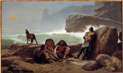 Guardas de probabilidades gaulesas. Pintura de Jean Jules Antoine Lecomte Du Nouy (1842-1923) de Jean Jules Antoine Lecomte du Nouy