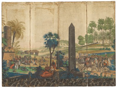 "Os franceses no Egito" [francês no Egito] de Jean Julien Deltil, 1791 – 1863
