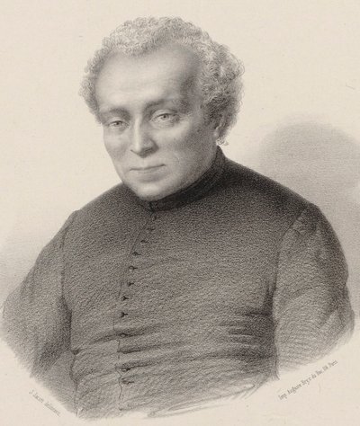 Retrato do compositor Louis Lambillotte 1797-1855. de Jean Julien Jacott