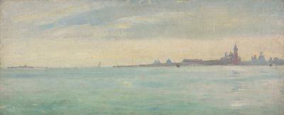 Veneza Vista do Jardim Público, 1873. de Jean Lecomte du Nouy