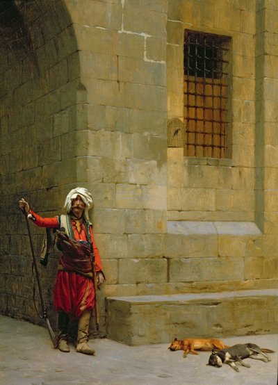 Arnaut e Cães de Jean Leon Gerome