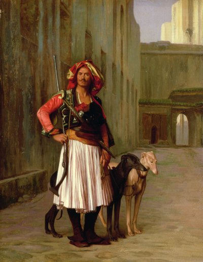 Arnaut do Cairo, 1871 de Jean Leon Gerome