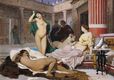 Interior grego de Jean Leon Gerome