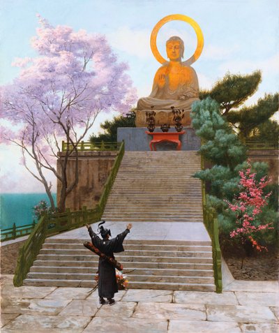 Japonês implorando uma Divindade de Jean Leon Gerome