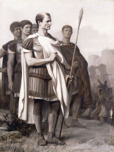 Júlio César e sua equipe, de Jean Leon Gerome