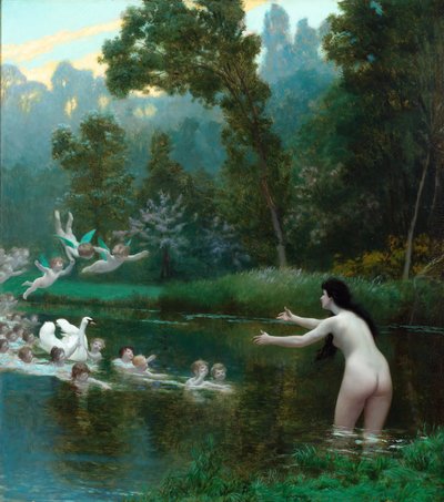 Leda e o Cisne de Jean Leon Gerome
