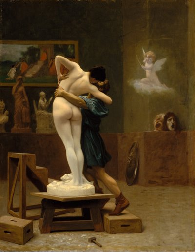 Pigmalião e Galatea, c. 1890 de Jean Leon Gerome