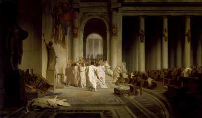 A morte de César de Jean Leon Gerome