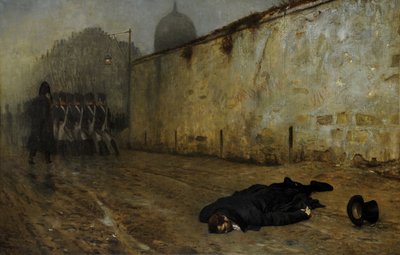 A execução do Marechal Ney (óleo sobre tela) de Jean Leon Gerome
