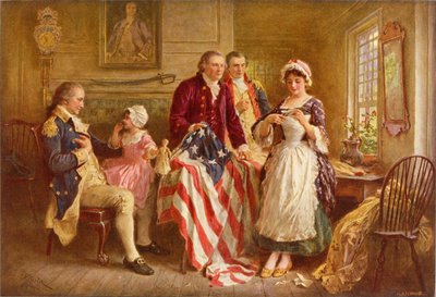 Betsy Ross 1777 de Jean Leon Gerome Ferris