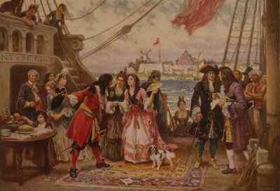 Capitão Kidd no porto de Nova York, c.1930 de Jean Leon Gerome Ferris