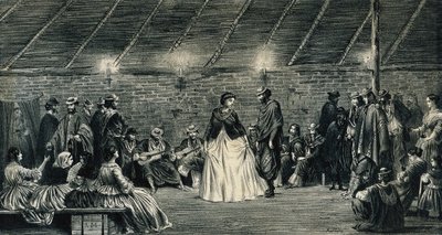 El gato, a dança tradicional do campo espanhol de Jean Leon Palliere