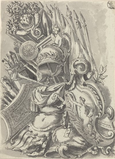 Um troféu de armas de Jean Lepautre