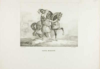 Lara ferida de Jean Louis André Théodore Géricault