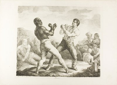 Os boxeadores de Jean Louis André Théodore Géricault
