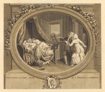 Você tem a chave, mas ele encontrou a fechadura de Jean Louis Anselin after Antoine Borel