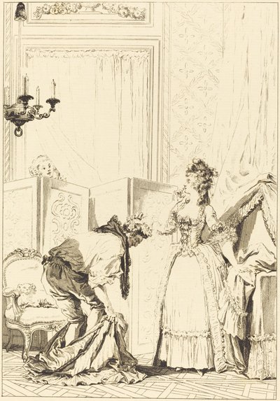 O Corno Vencido e Contente de Jean Louis Delignon and Antoine Jean Duclos after Jean Honoré Fragonard