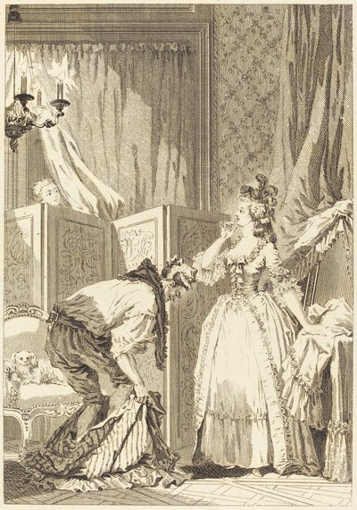O Corno Vencido e Contente de Jean Louis Delignon and Antoine Jean Duclos after Jean Honoré Fragonard