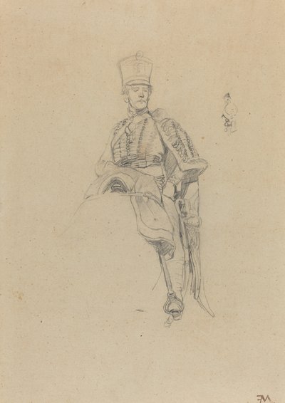 Um hussardo francês de Jean Louis Ernest Meissonier