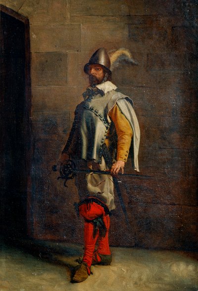 Um huguenote do século XIX. de Jean Louis Ernest Meissonier