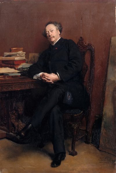 Alexandre Dumas, fils 1824-1895 de Jean Louis Ernest Meissonier
