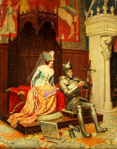 Uma lenda arturiana de Jean Louis Ernest Meissonier