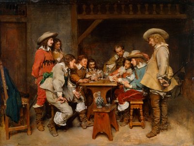 "Inocentes e afiadores de cartões", 1861 de Jean Louis Ernest Meissonier