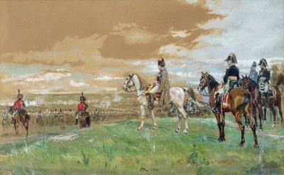 Jena (Napoleão a cavalo) 1880 de Jean Louis Ernest Meissonier