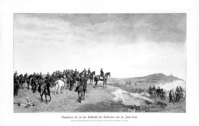 Napoleão III na batalha de Solferino, 1863, 1900. de Jean Louis Ernest Meissonier