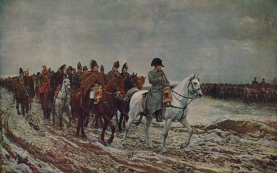 Napoleão durante a campanha francesa de 1814, 1864, c1915 de Jean Louis Ernest Meissonier