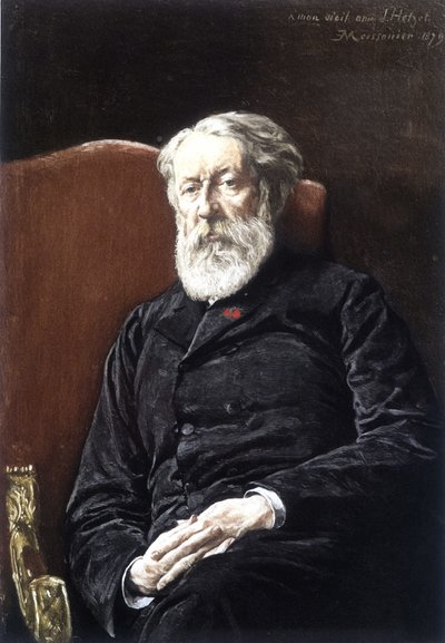 Retrato de Hetzel por Meissonnier em 1879, "Les Hommes d