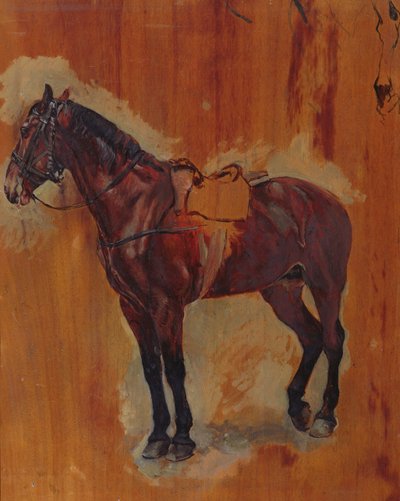 Estudo de um cavalo de Jean Louis Ernest Meissonier