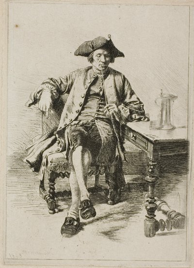 O Grande Fumante de Jean Louis Ernest Meissonier