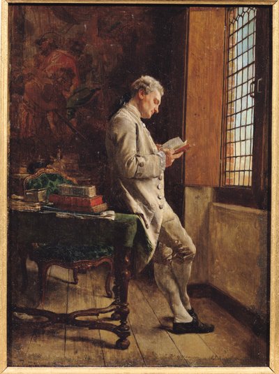 O Leitor de Branco, 1857 de Jean Louis Ernest Meissonier
