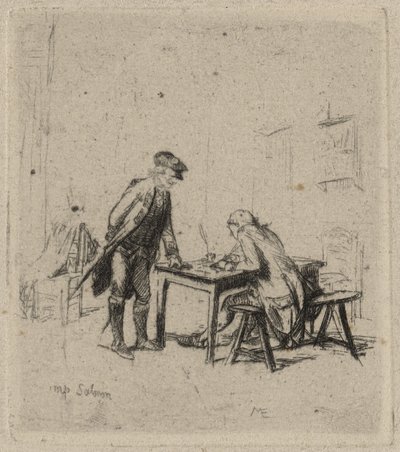 Sem título de Jean Louis Ernest Meissonier